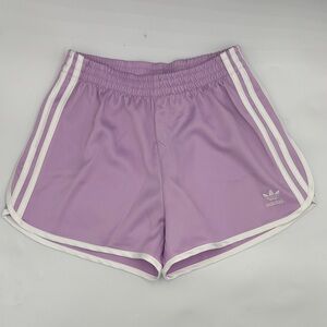 Adidas Adicolor 3-Stripe Sprinter Shorts in Light Orchid